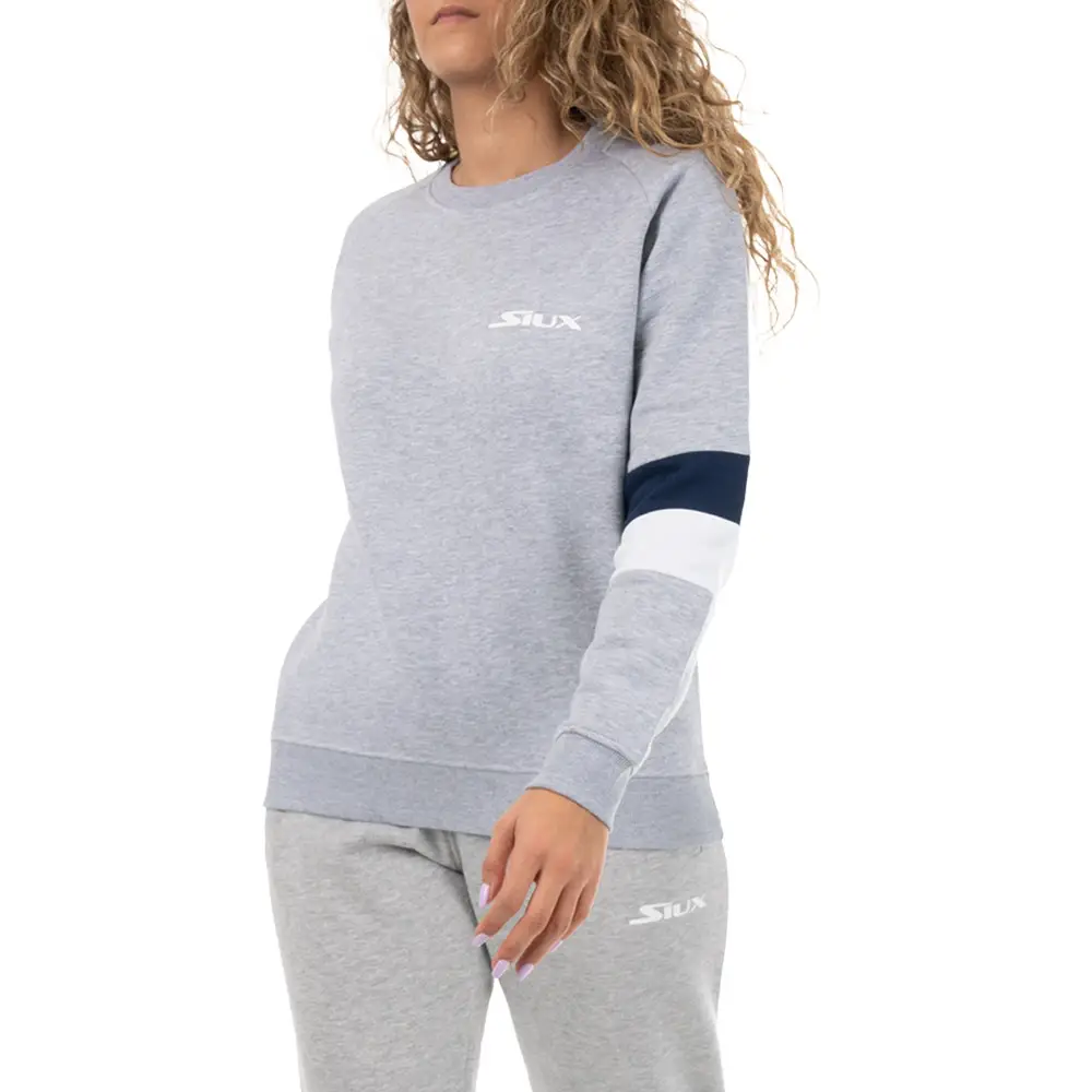 SUDADERA SIUX BELIM GRIS MUJER