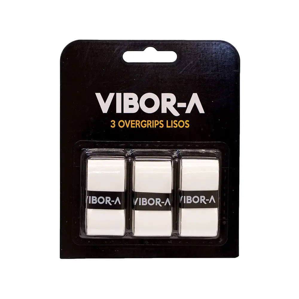 BLISTER 3 OVERGRIPS PRO VIBOR-A LISO BLANCO
