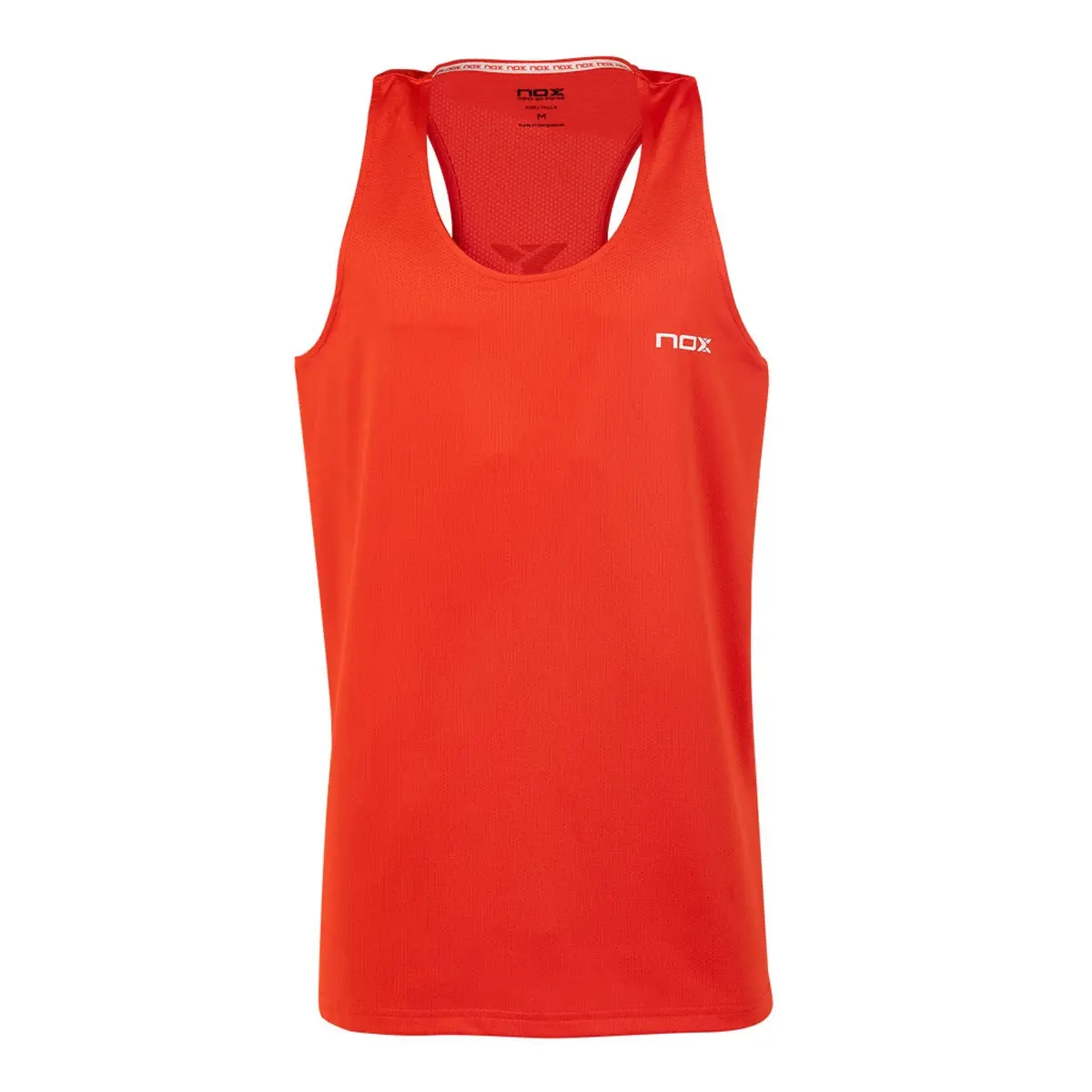 CAMISETA TIRANTES NOX MICROPERFORADA NARANJA