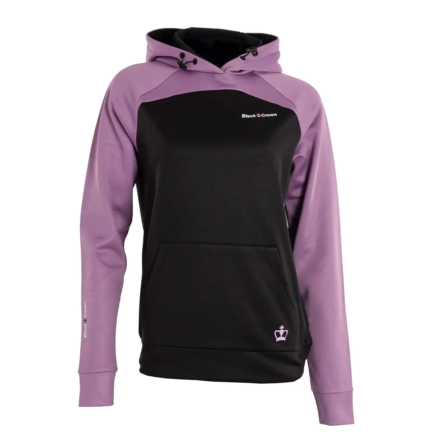 SUDADERA BLACK CROWN MERIDA ROSA/NEGRO A002541.A55