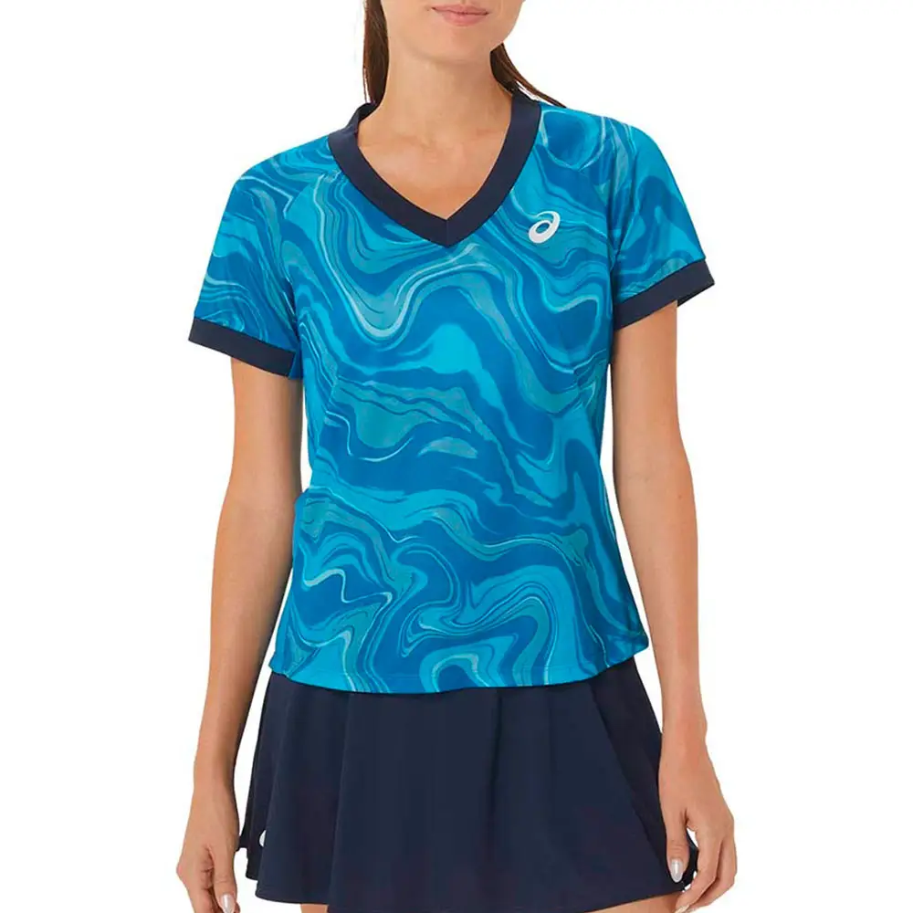 CAMISETA TIRANTES ASICS WOMEN MATCH GRAPHIC SS TOP 2042A251-413 MUJER