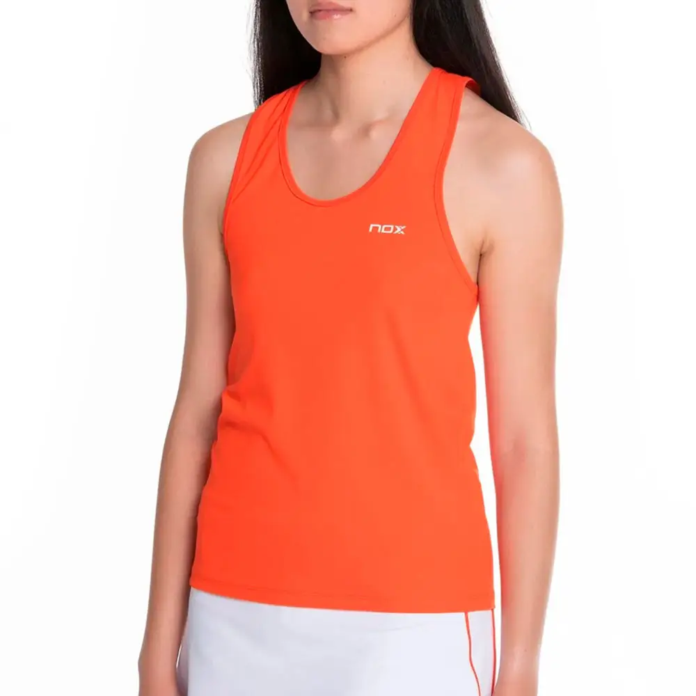 CAMISETA TIRANTES NOX TEAM FIT NARANJA