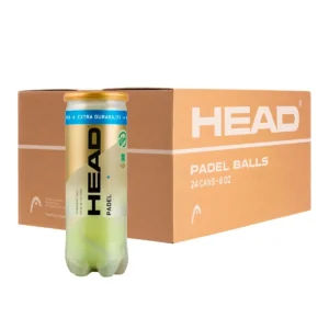 CAJON DE 24 BOTES DE 3 BOLAS HEAD PADEL PRO S+
