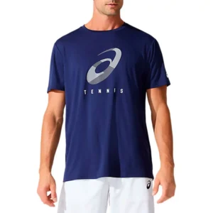 CAMISETA ASICS COURT SPIRAL AZUL