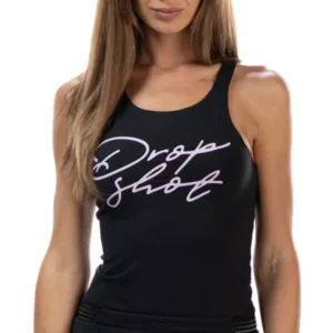 CAMISETA DROP SHOT DALIA DT312322 NEGRA