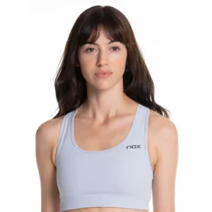 SUJETADOR DEPORTIVO NOX PRO FUCSIA MUJER GRIS